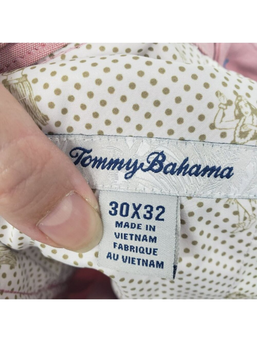 Tommy Bahama Light Pink Pants Mens 30 x 32 Island Zone Performance Oxford - Picture 12 of 12